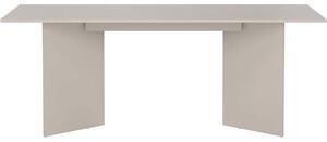 Tavolo da pranzo FAMILY – Forma rettangolare – Finitura beige cashmere – 6 posti – 200 x 90 x 76 cm