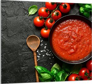 Piatto In Vetro Per La Cucina 65X60 Cibo