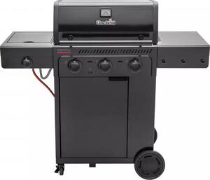 Char-Broil Barbecue a Gas 3+1 Bruciatori, 7.9 kW, Griglia Ghisa, Nero - Essential 3G