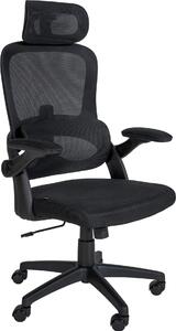 Sedia ergonomica per ufficio - Sedia da ufficio - Supporto lombare regolabile | Colore: Nero
