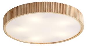 Plafoniera Japandi in legno 60cm 5 luci - Lyra