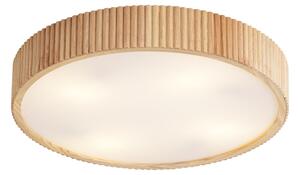 Plafoniera Japandi in legno 50cm 4 luci - Lyra