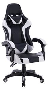 Sedia da gioco LEMBIT - nero / bianco