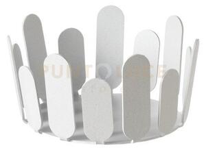 Bomboniera cestino park bianco in ferro 9,5 x 5,5h cm