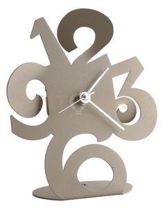 Bomboniera orologio plink sabbia in ferro 13x17cmh