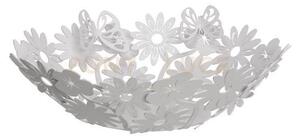 Centro tavola di design margherite grande bianco marmo