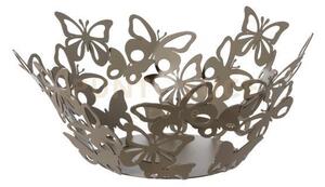 Centrotavola moderno farfalloso piccolo beige