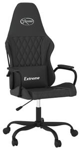 VidaXL Sedia da gioco in ecopelle nera