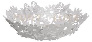 Centro tavola di design margherite piccolo bianco marmo