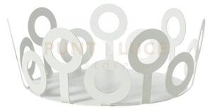Centrotavola piccolo bollicine bianco marmo