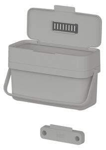 Bidone per l'umido grigio 4 l Duo – Joseph Joseph