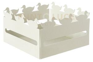Cestino pane duck avorio