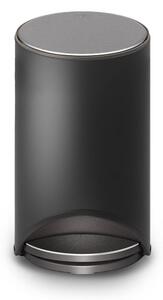 Cestino per la spazzatura nero opaco in metallo con pedale 10 l Arc – Joseph Joseph