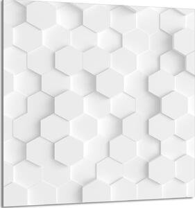 PIATTO IN VETRO PER CUCINA 60x65 Bianco