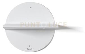 Consolle mensola moderna pois bianco marmo in ferro 30 (18cm di pr