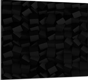 PIATTO IN VETRO PER CUCINA 65x60 Nero
