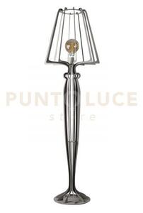 Lampada moderna da terra per soggiorno minerva fango