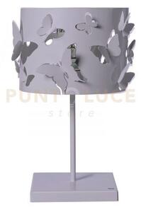 Lampade da tavolo moderna farfallosa glicine in ferro 20x20x37,2hcm