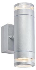 Markslöjd 109106 - Applique da esterno LED dimmerabile LUNO 2xLED/4,9W/230V IP65 argento