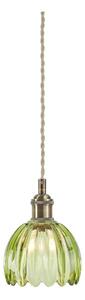 Markslöjd 109138 - Sospensione a cavo GOTA 1xE14/40W/230V verde fumé/ottone