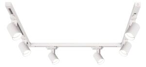 Brilagi - Faretto per sistema a binario HUSKY 6xGU10/10W/230V bianco