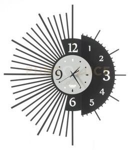 Orologio da parete di design miro nero e bianco marmo