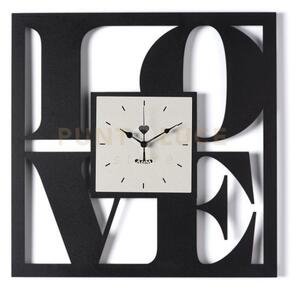 Orologio da parete di design love nero,avorio