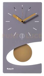 Orologio da parete di design moderno eclipse pendolo glicine in fer