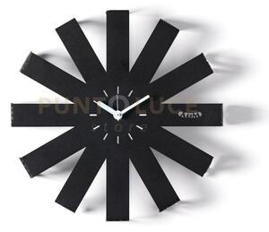 Orologio da parete di design lumor nero,bianco marmo