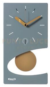 Orologio da parete di design moderno eclipse pendolo verde marino