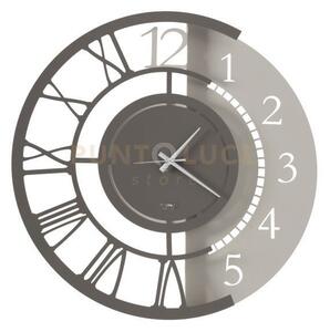 Orologio da parete particolare full metal jack grande avorio e fango