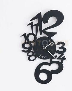Orologio da parete di design lupin nero