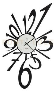 Orologio da parete di design big bang grande nero