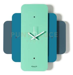Orologio da parete empire petrolio,blu oltremare,verde acqua
