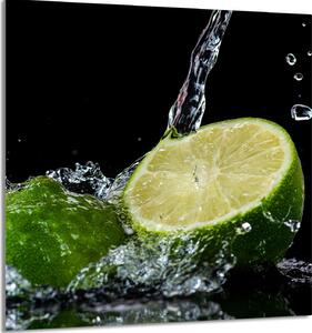 PIATTO IN VETRO PER CUCINA 60x65 Limone