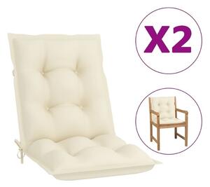 Coprisedia VidaXL cuscino per sedia con schienale basso 100 x 50 x 7 cm