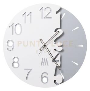 Orologio da parete moderno full moon bianco