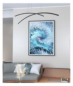 KAWAII SOSPENSIONE MODERNA LED 43W LUCE CCT 3000K-3500K-4000K DIMMERABILE NERA O ORO ORIGINALE