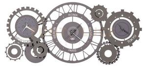 Orologio da parete interessante fuso meccano fango e alluminio in f