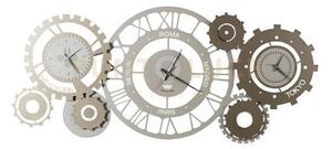 Orologio da parete particolare fuso meccano sabbia e bronzo