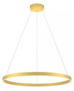 FEBE SOSPENSIONE SINGOLA D80 CM LED 50W LUCE 3000K-4000K DIMMERABILE ALLUMINIO 3 COLORI MODERNA