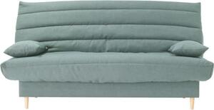Clic Clac 3 posti, modello LIV 20 - Tessuto color verde menta - Letto 125x190 cm - Con cuscini - L193 x P95 x H93 cm
