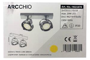 Arcchio - Faretto LED dimmerabile MUNIN 2xES111/GU10/11,5W/230V