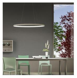 NOBU SOSPENSIONE A LED OVALE 3 MISURE CCT 3000K-4000K LUCE DIRETTA E INDIRETTA DIMMERABILE ALLUMINIO 3 COLORI