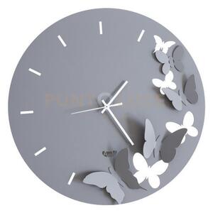 Orologio da parete minimal con farfalle butterfly spring fango in f