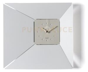 Orologio da parete minimal illusio bianco marmo/avorio in ferro 42x