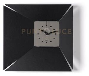 Orologio da parete minimal illusio nero/fango in ferro 42x5x40h cm