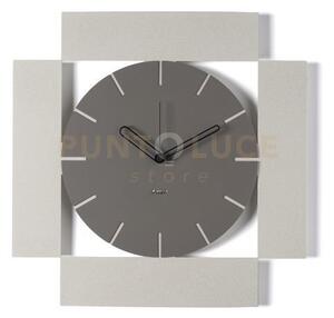Orologio da parete minimal radical avorio,fango
