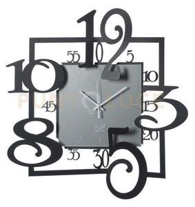 Orologio da parete particolare amos nero