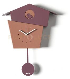 Orologio da parete picchiarello viola ametista,mocha mousse,viola a
